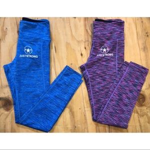 Just Strong Leggings Bundle Size XS